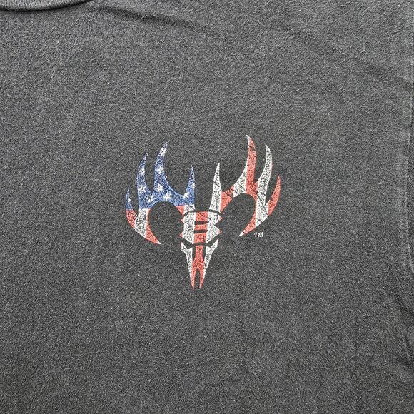 Buck Wear Tshirt Mens Large Lab Dog‎ American Flag Patriotic Red White and True - Picture 3 of 8